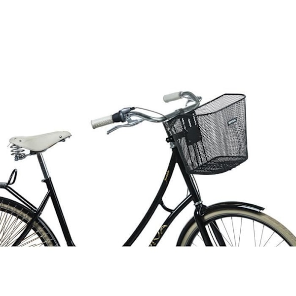 Basil cykelkorg Bremen FM för 22 liter stål svart