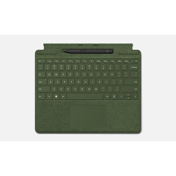 Klaviatur - Microsoft - Surface Pro X, 8 och 9 - Skogsgrön - Bluetooth - Med stylus