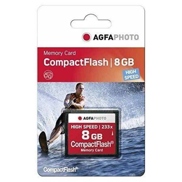 AGFA PHOTO 8 GB Compact Flash Card - Läshastighet upp till 35 MB/s