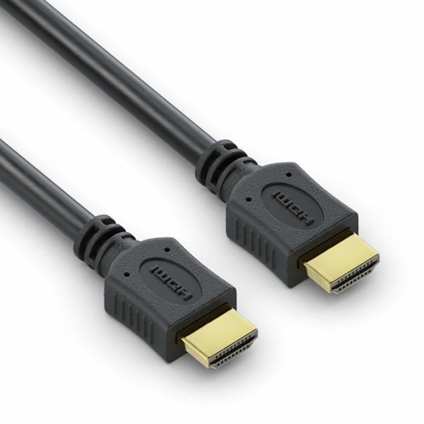 Conecto - SA-CC50865 - High Speed HDMI-kabel med Ethernet, Ultra-HD, guldplåtskontakt, 4K, svart, 1,50 m