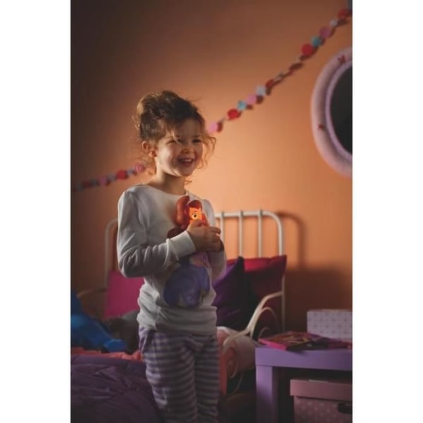 DISNEY - Bärbar batteridriven nattlampa Softpal LED Princess Sofia H12,5cm