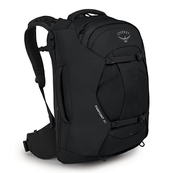 Ryggsäck - Osprey - Farpoint 40 - Svart - 40L - Ergonomisk och andas svart