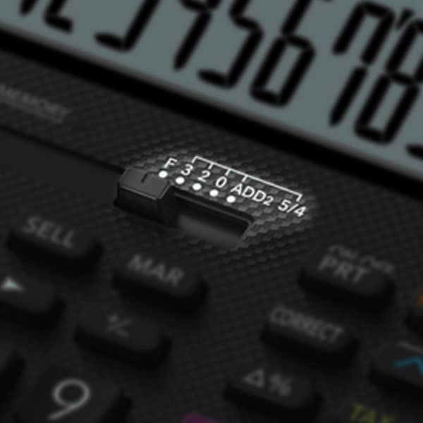 Skrivarräknare - CASIO - HR150 RCE - Svart - LCD-skärm - Batteridriven