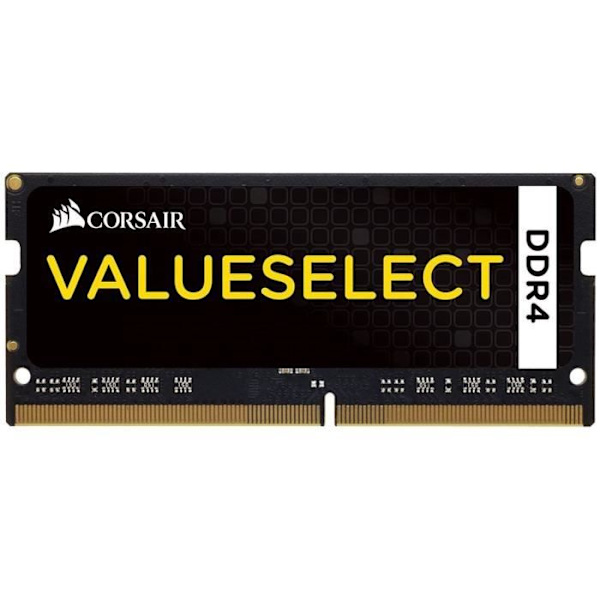 CORSAIR DDR4 bärbar datorminne - Val av värde 4 GB (1 x 4 GB) - 2133 MHz - CAS 15 (CMSO4GX4M1A2133C15)