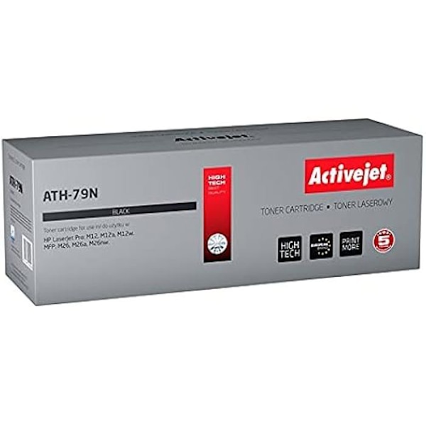 Activejet ATH-79N kompatibel svart tonerkassett - HP LaserJet Pro: M12, M12a, M12w, M26a, M26nw