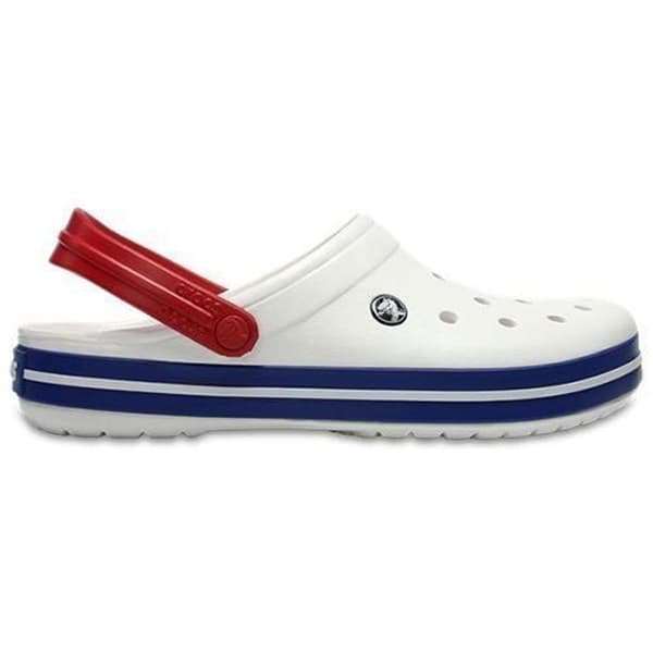 Sabots - CROCS - Crocband - Vit & Blå Jean - Avslappnad Passform - Herr Vit blå 34