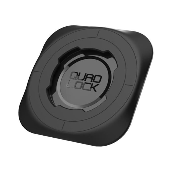 Universell adapter - Quad Lock - MAG - Säker låsmekanism - Tunn profil - Svart