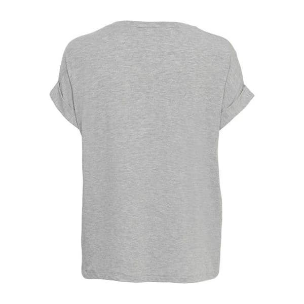 ONLY T-Shirt - Moster - Grå - Korta ärmar - Normal passform - Dam Grå M