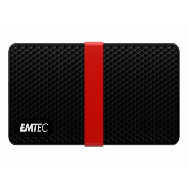 Bärbar SSD - EMTEC - X200 - 512GB - USB-C 3.1 Gen 1 - Höghastighetsöverföringar