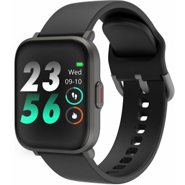 Bluetooth-klocka - ansluten klocka - smartklocka Sponge Watch 1 smartklocka, svart.