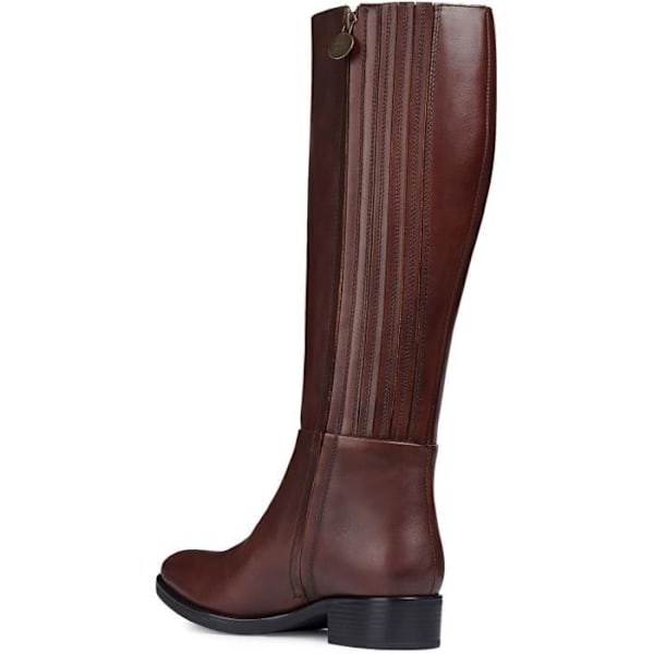 GEOX D Felicity Boots - Dam - Läder - Blixtlås - Brun BRUN 36