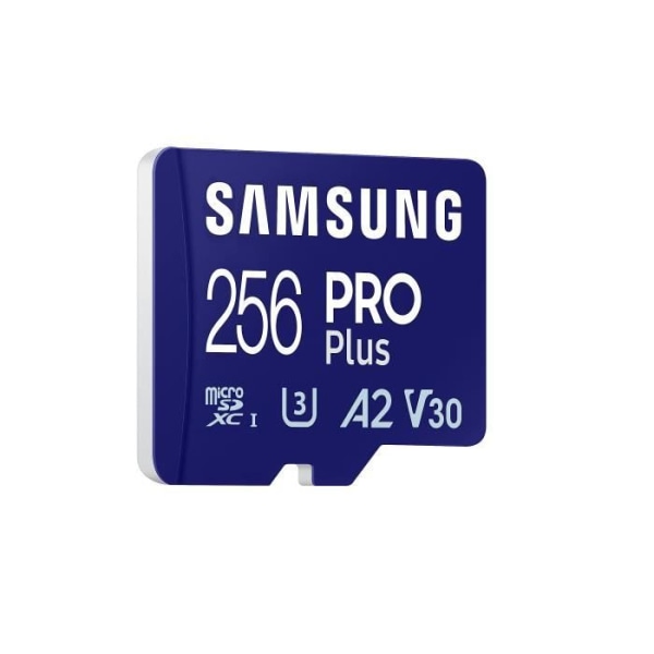 Samsung 256GB Pro Plus Micro SDXC-minneskort (2023) upp till 180/130MB/s