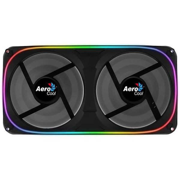 AEROCOOL Astro 24 ARGB - Fläkt 2x120mm A-RGB för låda