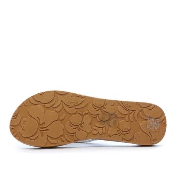 Vita damflip flops - Roxy - Flätad med slip knot - Syntet ovandel Vit 36