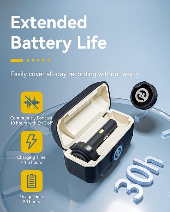 HOLLYLAND Lark M2 Mikrofon Lavalier för Android USB-C