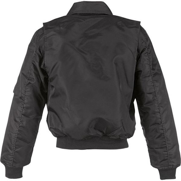 Blouson - Brandit - CWU - Vattentät nylon - Fleecefoder - Svart färg svart jag