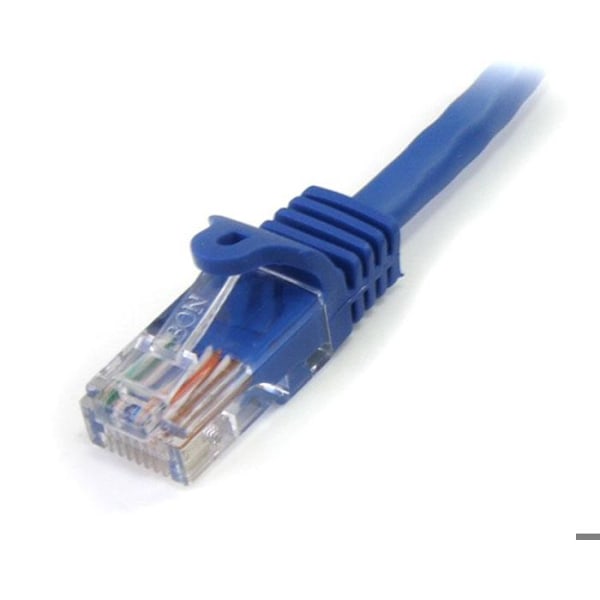 Nätverkskabel Cat5e UTP - STARTECH - 5 m - RJ45 Hane/Hane - Blå - Hållbar PVC