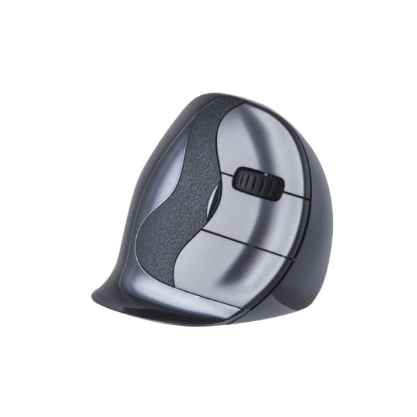 VerticalMouse D, Svart/Silver Mus, Large, RH