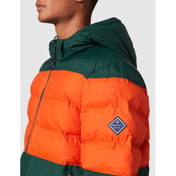 Jacka - peacoat - kappa - kavaj Gant - 7006158 - Cloud Active Color Block Jacket D1 Herr Tartan grön S