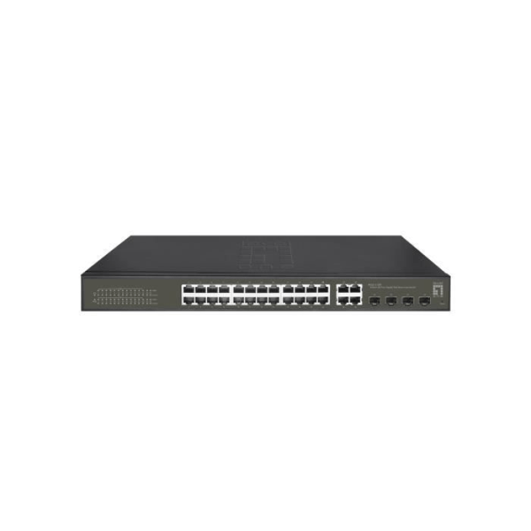 LEVELONE GES-2128P L2 GIGABIT ETHERNET MANAGED NÄTVERKSSWITCH (10-100