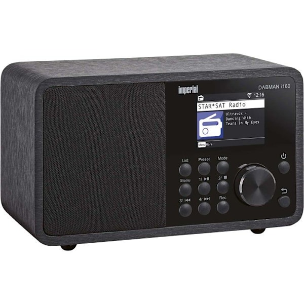 Radio DAB+ - IMPERIAL - DABMAN i160 - 15W RMS - Alarm - USB Multimedi Svart