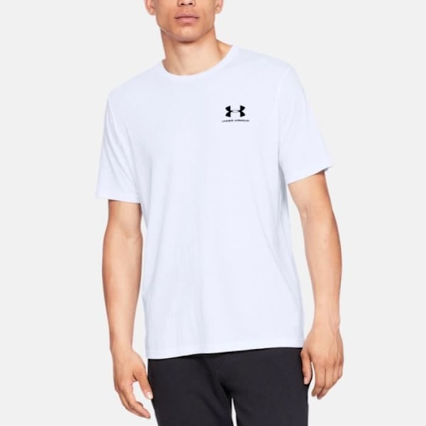 Under Armour Sportstyle Left Chest Herr T-shirt - Kort ärm - Vit - Multisport Vit XXL