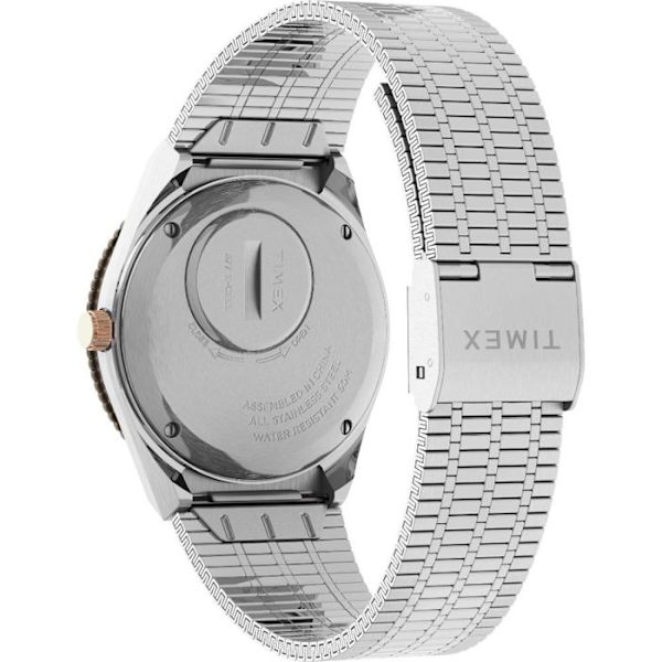 Timex TW2U95600 Kvarts analog klocka med silverarmband i rostfritt stål Pengar