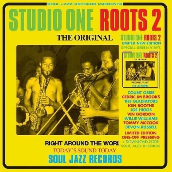 Soul Jazz Records Presents - Studio One Roots 2 [VINYL LP] Klar vinyl, grön, digital nedladdning