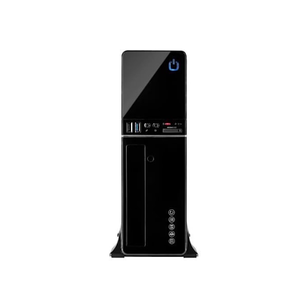 Inter-Tech IT-607 Mini ITX Tower Case - Ingen strömförsörjning - USB-Audio