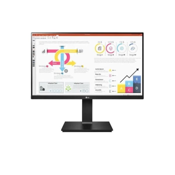 SKÄRM LG 24" Svart 24QP750P-B 16:9 IPS 5ms QHD 2560x1440 300cd/m2 HDMI DP USB-C 2xUSB 3.0 FreeSync Svart Stabilisator Smart Energy Savi