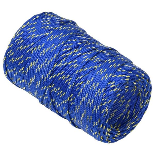 152425 vidaXL Båtrep Blå 2 mm 100 m Polypropen