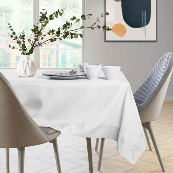 Bordduk - Empire - 140 x 320 cm - Vit - Slät (glansig effekt) Vit