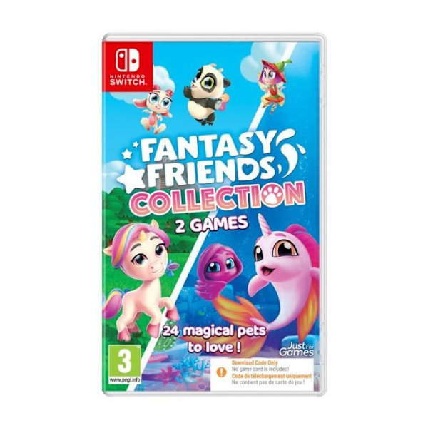 Fantasy Friends Collection 2 spelkod i box Nintendo Switch - bara för spel
