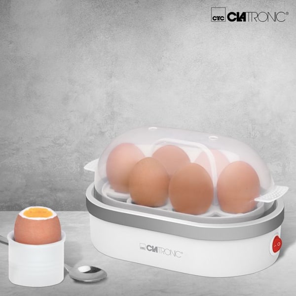 Clatronic EK 3497 äggkokare Vit/silver