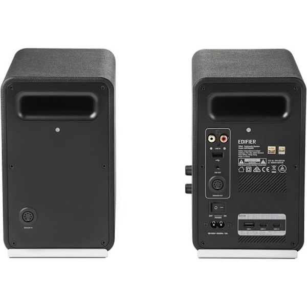 Monitorhögtalare - EDIFIER - QR65 - 70 W - Bluetooth 5.3 - RGB-ljuseffekter Svart