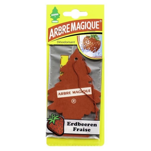 MAGIC TREE Air Freshener Strawberry Röd
