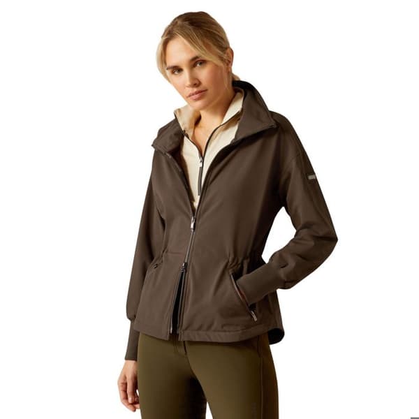 Vattentät ridjacka dam Ariat Estrade Softshell banyanbark jag