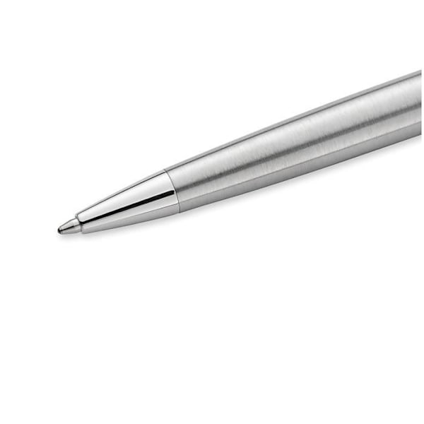 WATERMAN Hemisphere kulspetspenna, rostfritt stål, palladiumkant, blå medium spets refill, presentförpackning rostfritt stål