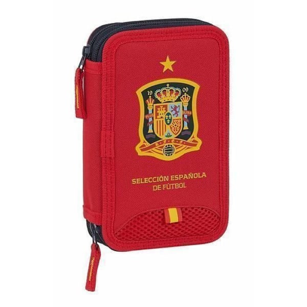 Pennfodral - Real Federación Española de Fútbol - Dubbel RFEF - Röd - 28 st - Polyester Röd