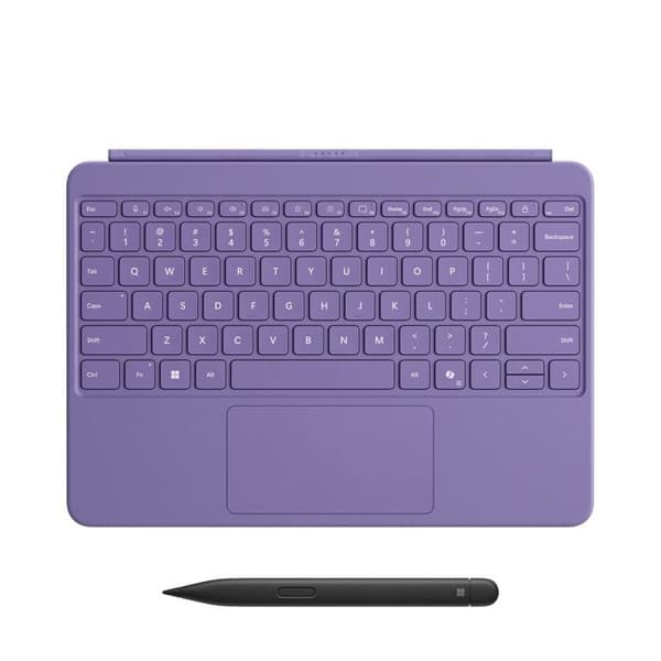 Tangentbord för Microsoft Surface Pro 12 tum med Surface Slim Pen - Lila