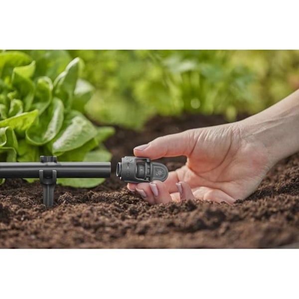 Ändpropp för slang - GARDENA - 13205-20 - Ø 13 mm - Svart plast - Lätt att installera Svart