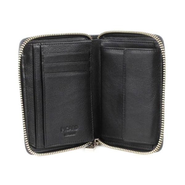 Plånbok - PICARD - Zip Wallet 9505 - Läder av nötkreatur - Svart - Kvinna svart