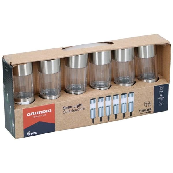 Grundig Solcellslampor Set om 6 Pengar