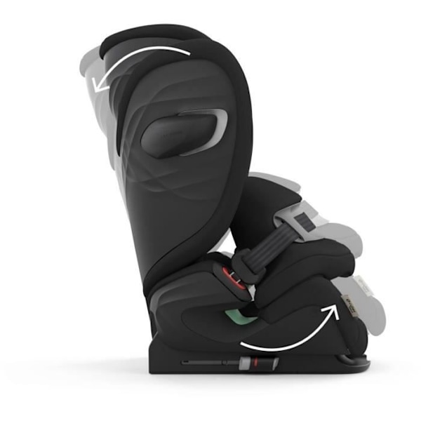 Pallas G i-Size Plus Bilbarnstol - Grupp 1/2/3 - Moon Black - CYBEX Månsvart