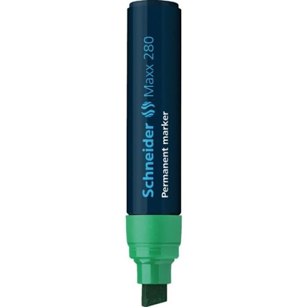 Permanent marker - Maxx - 280 - Skuren spets - 4-12 mm - Grön färg Grön