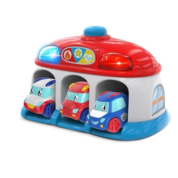 Leksak - TINY TEAMSTERZ - TUMBLERS STARTGARAGE - Röd - Plast - Att montera själv