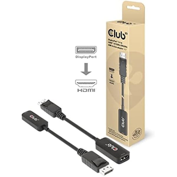 Club 3D Active HDR DisplayPort™ 1.4 till HDMI™ 4K120Hz/8K60Hz-adapter