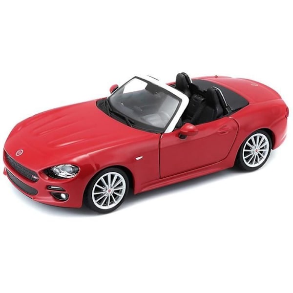 Monterade miniatyrer - Fiat 124 cabriolet variabla färger 1/24 Burago Varierande färger