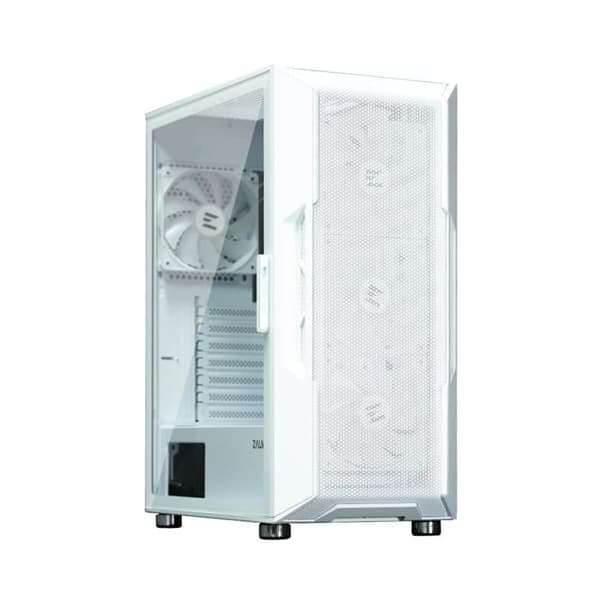 PC-hus - ZALMAN - I3 Neo ARGB - Vit - Glaspanel - 120 mm-fläktar