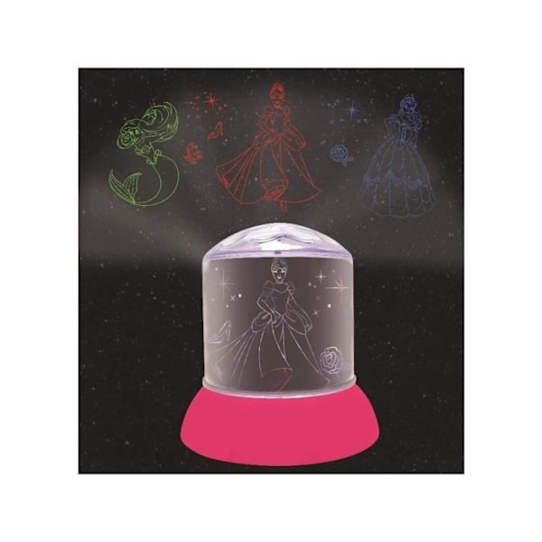 Disney Princesses LED nattlampa - LEXIBOOK - 3 färgprojektion -